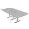 Skutchi Designs 45 in W, 96 in L, 29 in H, Engineered Wood Top, Grey HAR-AREC-46x93-T-ELEC-XD01 - alternate 1